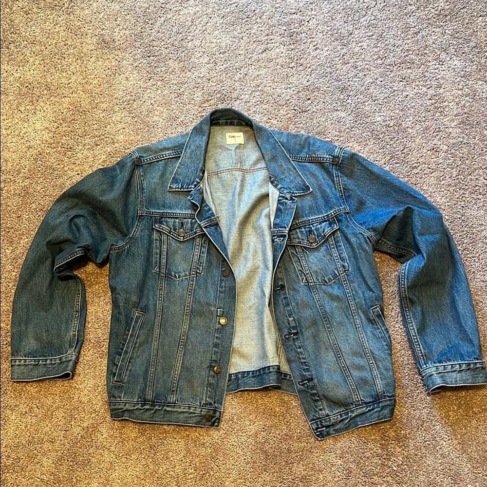 GAP Blue Lightweight Shirt Jacket Timeless Style